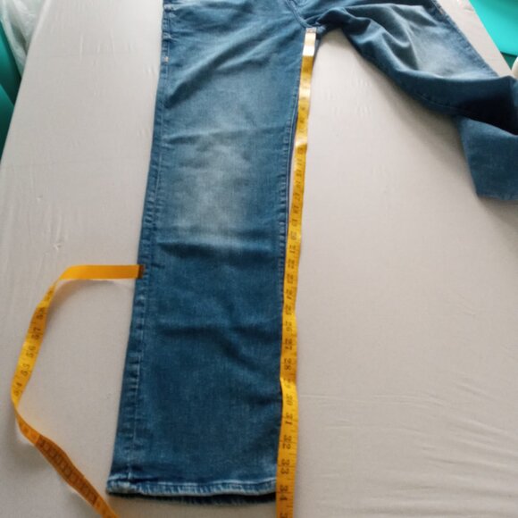 True Religion Geno Slim ink blue jeans size 33 x 34 New with Tags - Picture 8 of 9